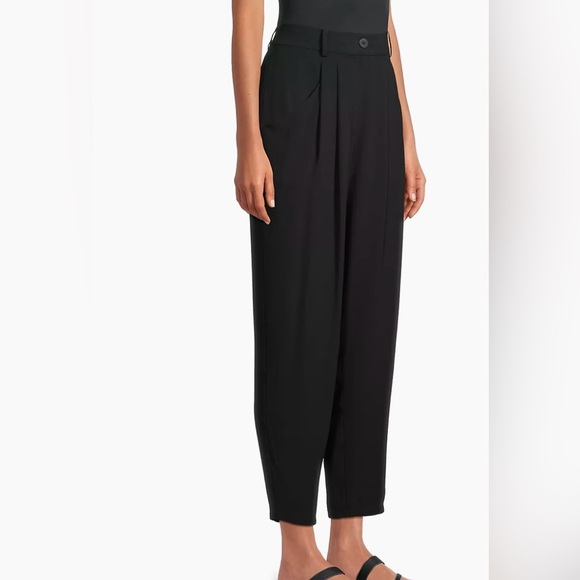Eileen Fisher Silk Tapered Ankle Pants - Picture 6 of 14